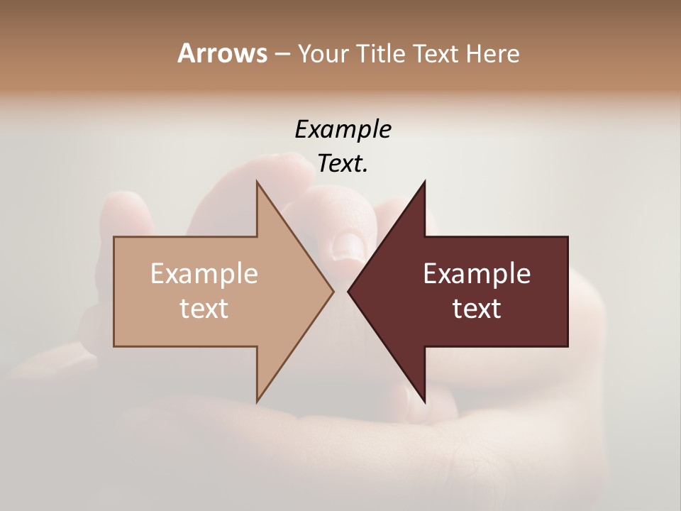A Person Holding A Baby's Hand With The Words Name Of Presentation On It PowerPoint Template