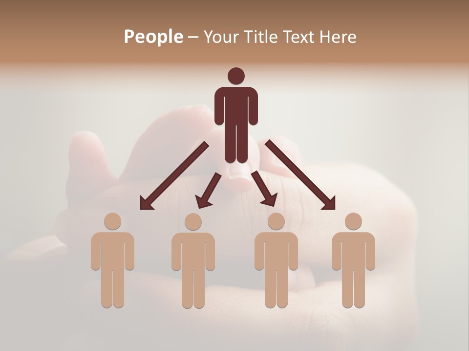 A Person Holding A Baby's Hand With The Words Name Of Presentation On It PowerPoint Template