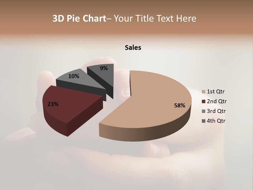 A Person Holding A Baby's Hand With The Words Name Of Presentation On It PowerPoint Template