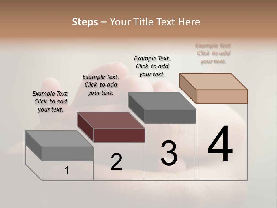 A Person Holding A Baby's Hand With The Words Name Of Presentation On It PowerPoint Template