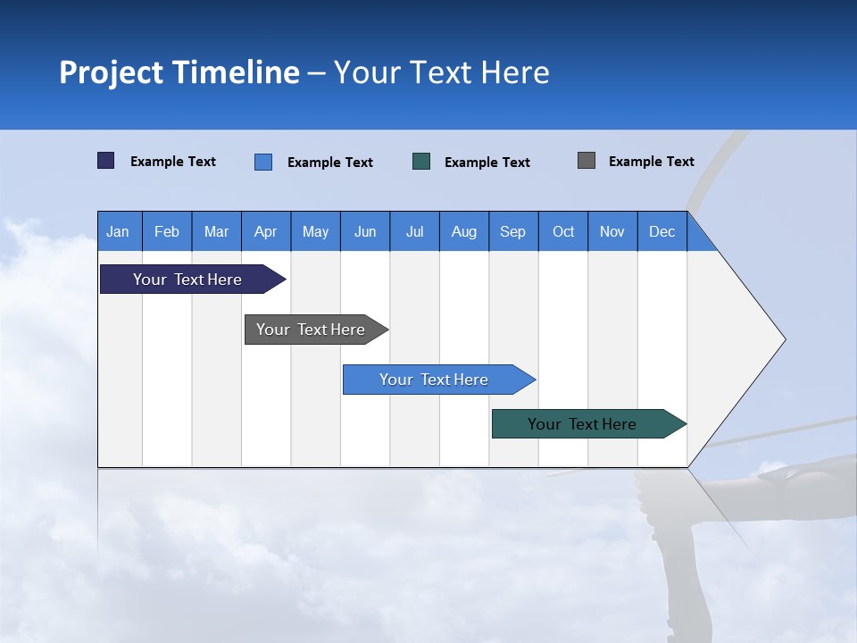 A Person Holding A Bow And Arrow In Front Of A Cloudy Sky PowerPoint Template