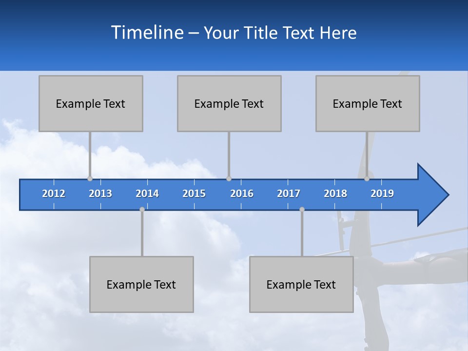 A Person Holding A Bow And Arrow In Front Of A Cloudy Sky PowerPoint Template