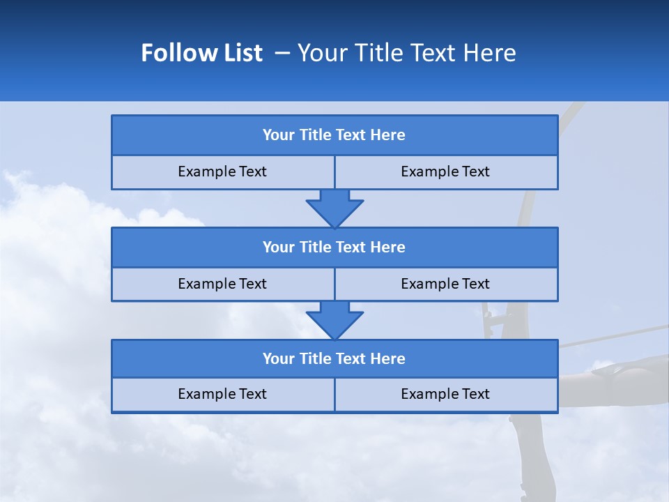 A Person Holding A Bow And Arrow In Front Of A Cloudy Sky PowerPoint Template