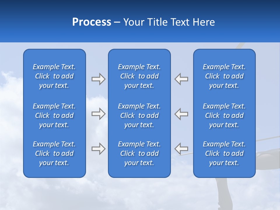 A Person Holding A Bow And Arrow In Front Of A Cloudy Sky PowerPoint Template