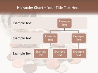 A Jar Filled With Lots Of Coins Sitting On Top Of A Table PowerPoint Template
