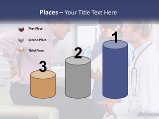 A Group Of Doctors Talking To Each Other PowerPoint Template