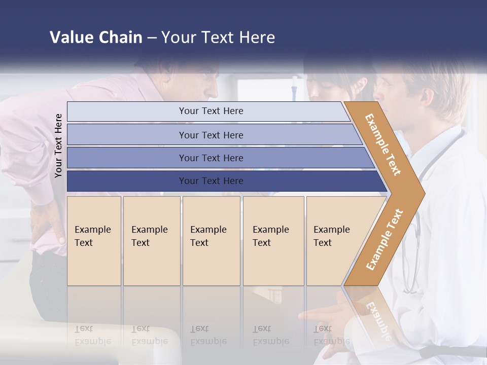 A Group Of Doctors Talking To Each Other PowerPoint Template