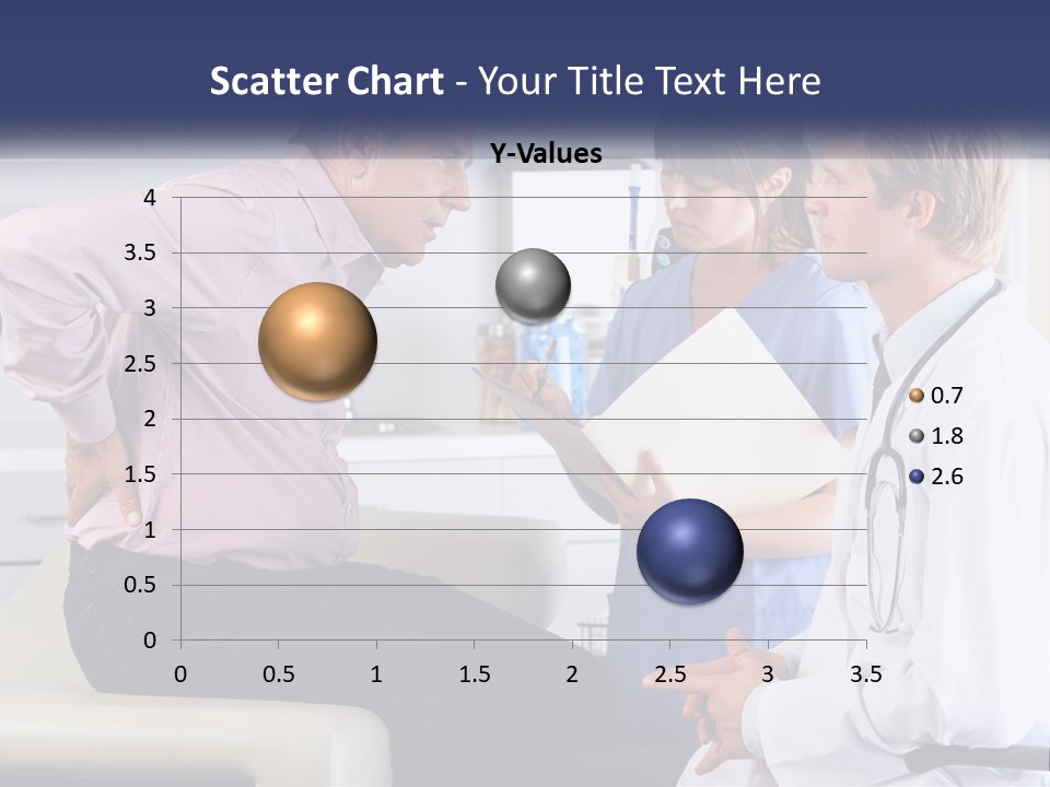 A Group Of Doctors Talking To Each Other PowerPoint Template