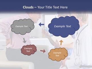 A Group Of Doctors Talking To Each Other PowerPoint Template