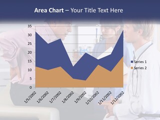 A Group Of Doctors Talking To Each Other PowerPoint Template