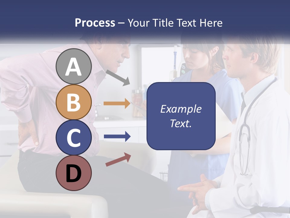 A Group Of Doctors Talking To Each Other PowerPoint Template