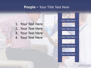 A Group Of Doctors Talking To Each Other PowerPoint Template