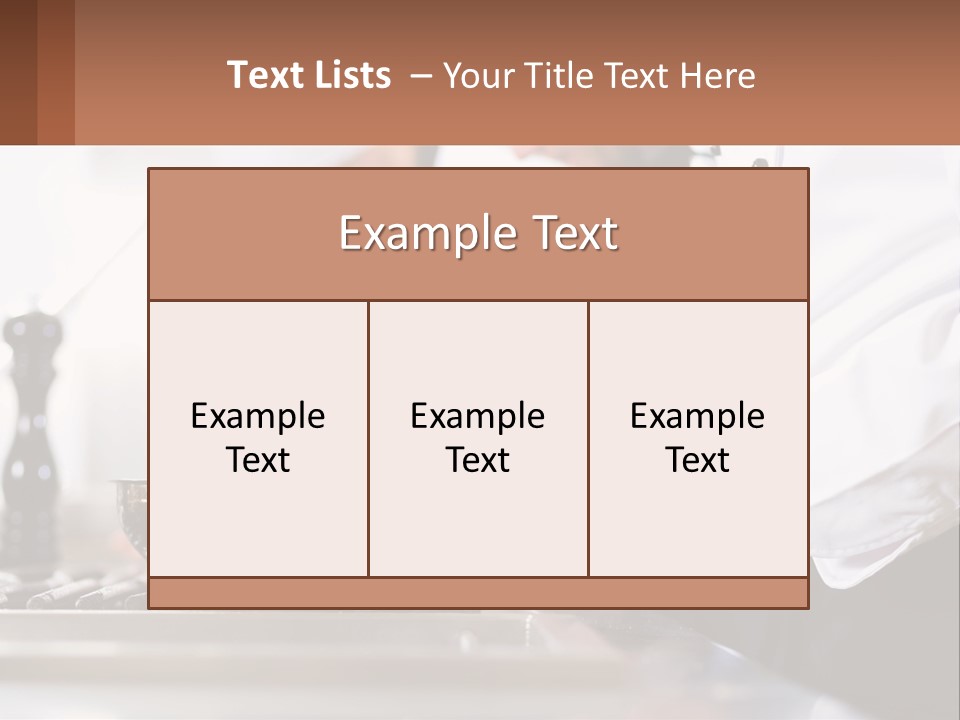 A Group Of Chefs Preparing Food In A Kitchen PowerPoint Template