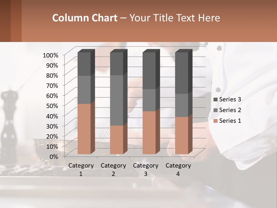 A Group Of Chefs Preparing Food In A Kitchen PowerPoint Template