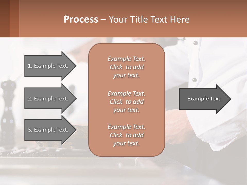 A Group Of Chefs Preparing Food In A Kitchen PowerPoint Template