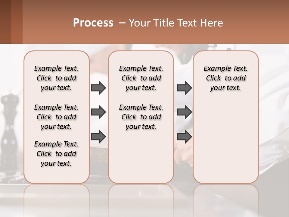 A Group Of Chefs Preparing Food In A Kitchen PowerPoint Template