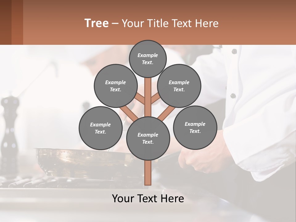 A Group Of Chefs Preparing Food In A Kitchen PowerPoint Template