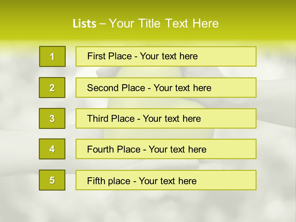 Two Hands Holding A Green Heart Powerpoint Template PowerPoint Template