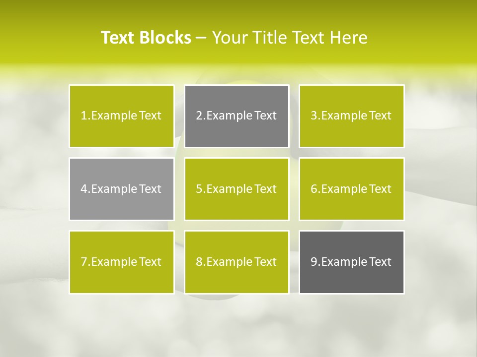 Two Hands Holding A Green Heart Powerpoint Template PowerPoint Template