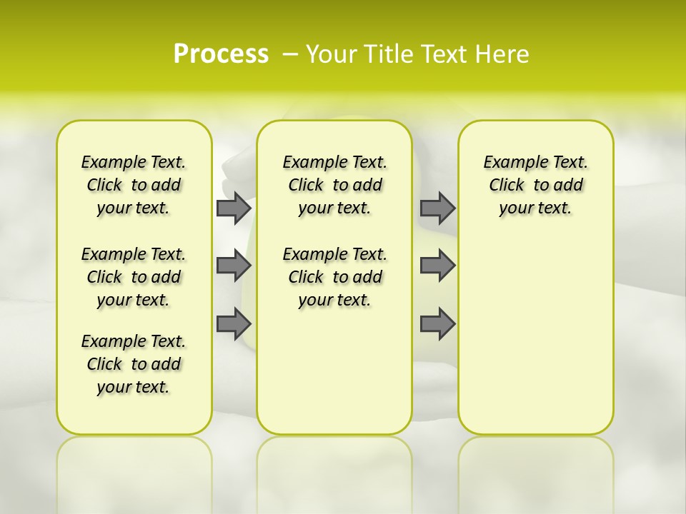Two Hands Holding A Green Heart Powerpoint Template PowerPoint Template