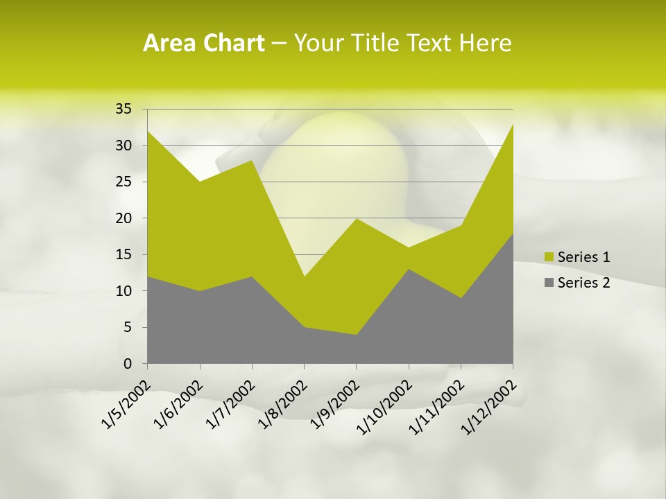 Two Hands Holding A Green Heart Powerpoint Template PowerPoint Template
