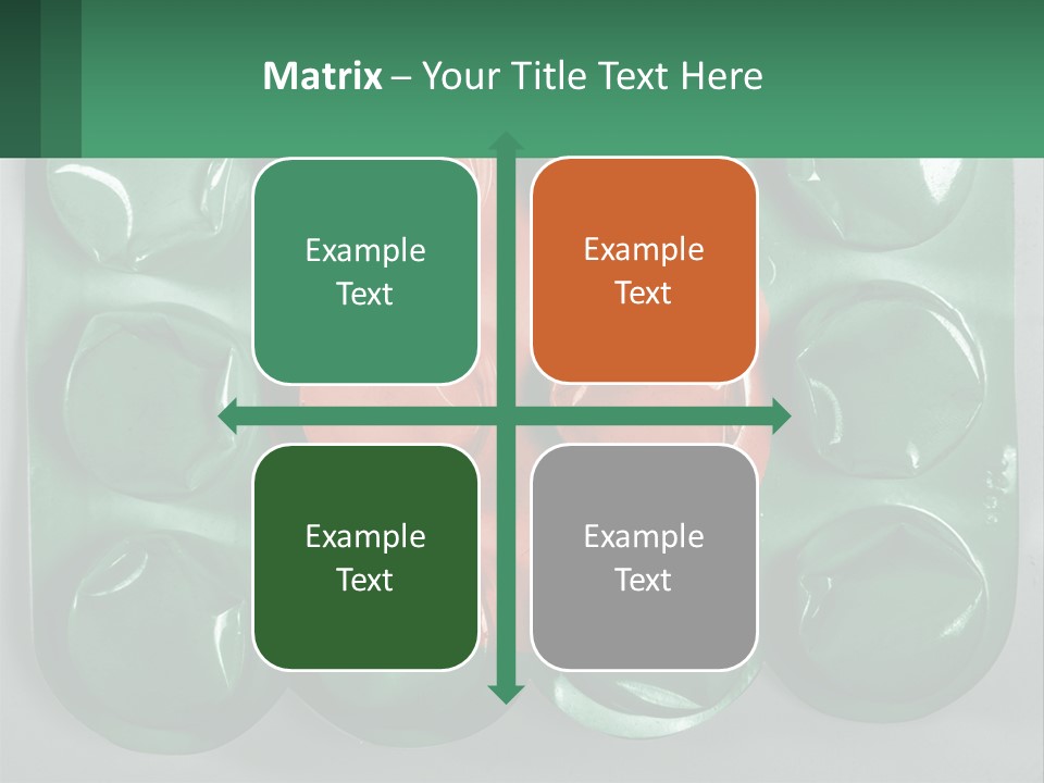 A Green And Red Object With A Red Circle On It PowerPoint Template