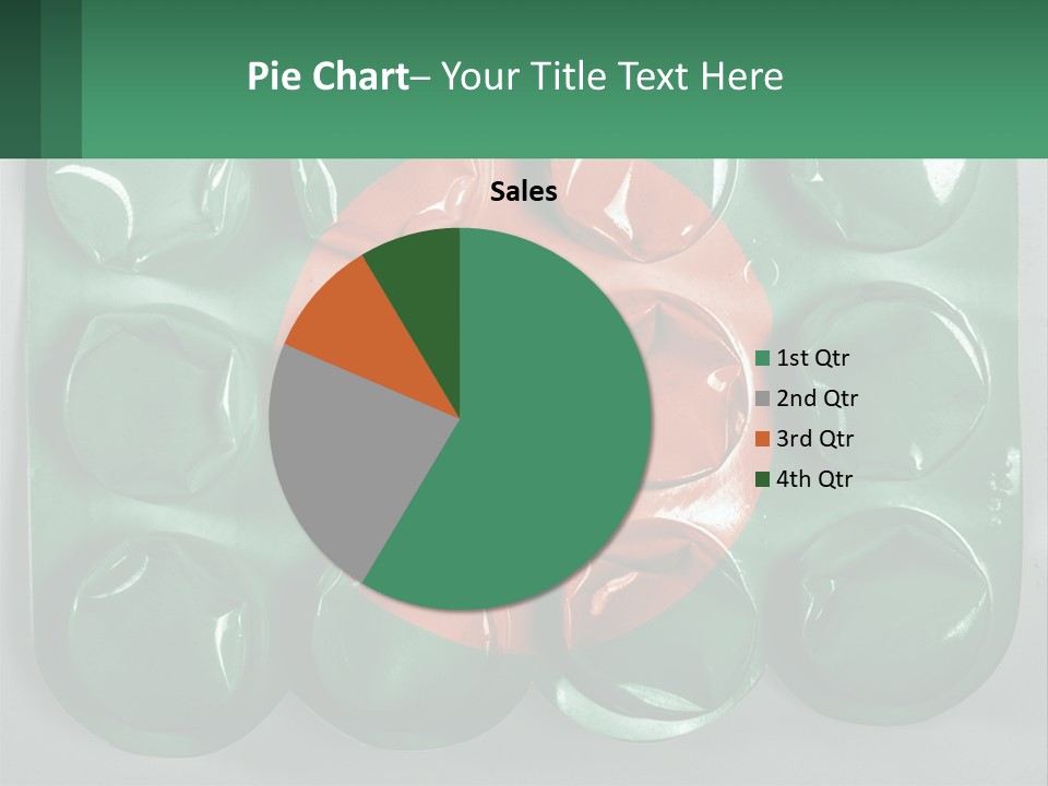 A Green And Red Object With A Red Circle On It PowerPoint Template