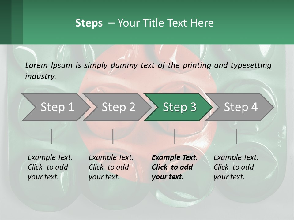 A Green And Red Object With A Red Circle On It PowerPoint Template