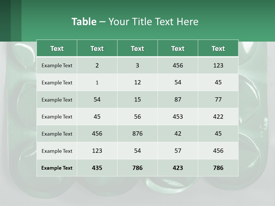 A Green And Red Object With A Red Circle On It PowerPoint Template
