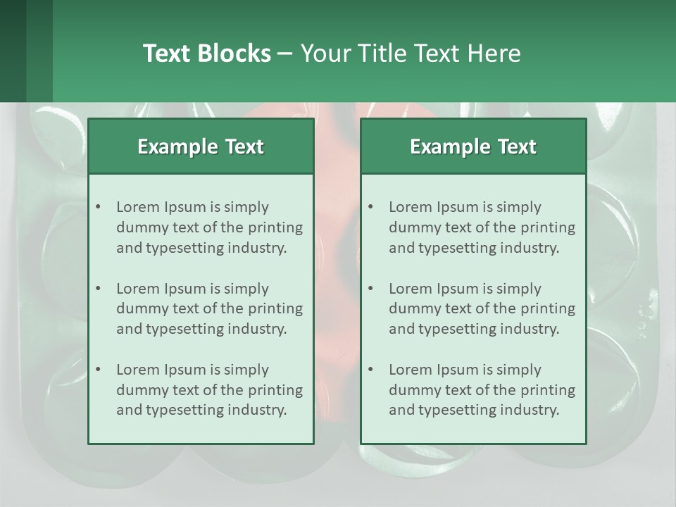 A Green And Red Object With A Red Circle On It PowerPoint Template