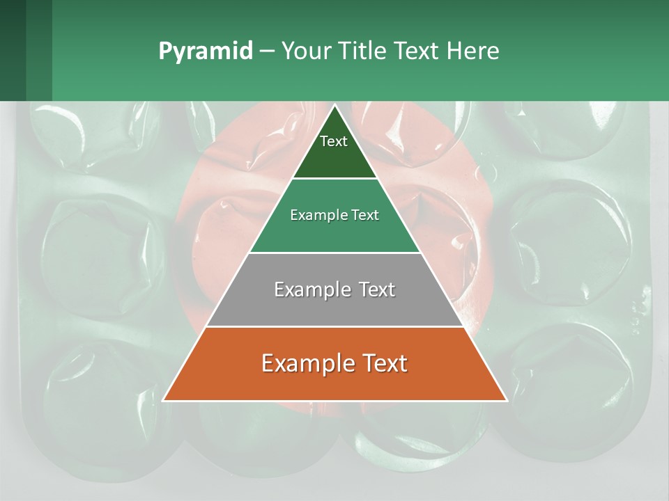 A Green And Red Object With A Red Circle On It PowerPoint Template