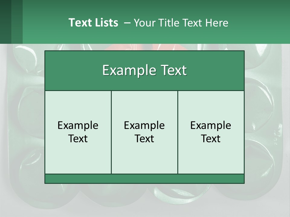 A Green And Red Object With A Red Circle On It PowerPoint Template