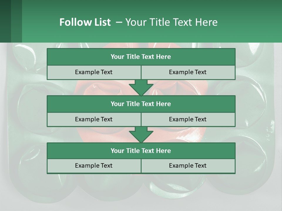A Green And Red Object With A Red Circle On It PowerPoint Template