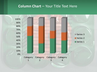A Green And Red Object With A Red Circle On It PowerPoint Template