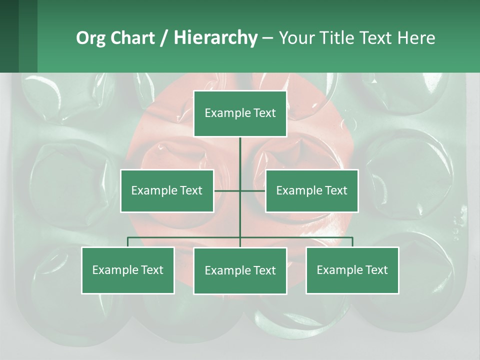 A Green And Red Object With A Red Circle On It PowerPoint Template