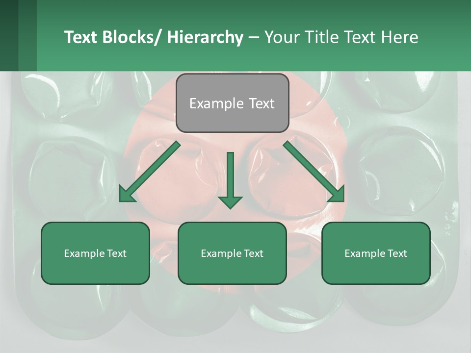 A Green And Red Object With A Red Circle On It PowerPoint Template