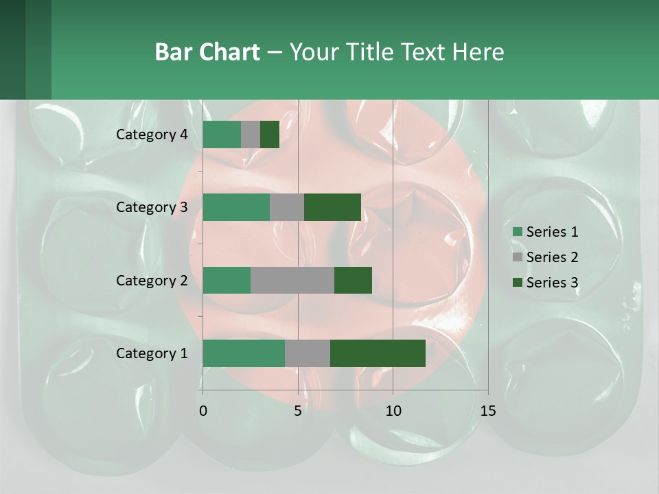 A Green And Red Object With A Red Circle On It PowerPoint Template