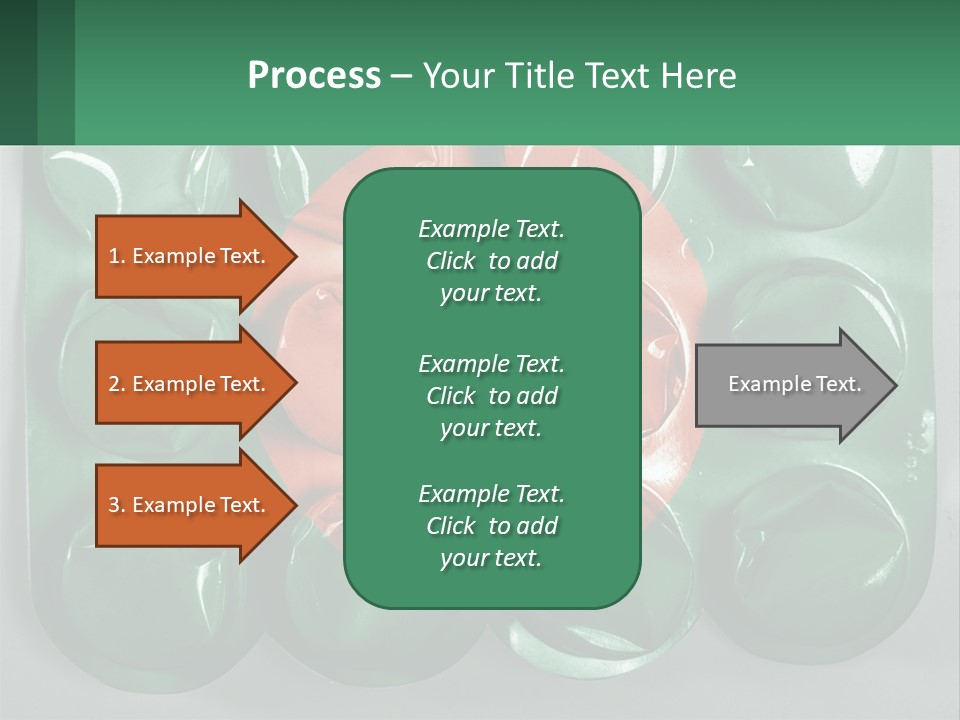 A Green And Red Object With A Red Circle On It PowerPoint Template