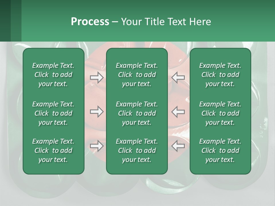 A Green And Red Object With A Red Circle On It PowerPoint Template