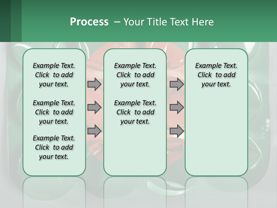 A Green And Red Object With A Red Circle On It PowerPoint Template