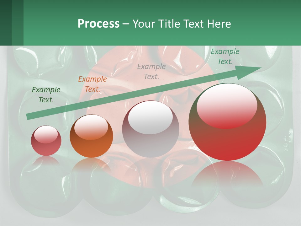 A Green And Red Object With A Red Circle On It PowerPoint Template