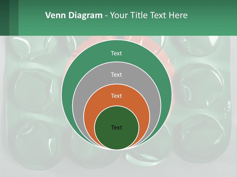 A Green And Red Object With A Red Circle On It PowerPoint Template