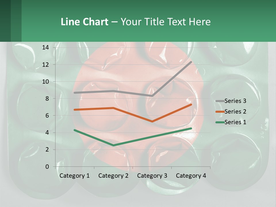 A Green And Red Object With A Red Circle On It PowerPoint Template