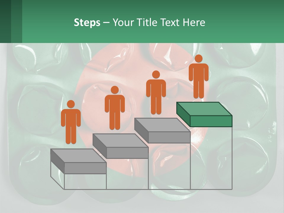 A Green And Red Object With A Red Circle On It PowerPoint Template