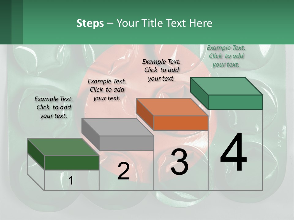 A Green And Red Object With A Red Circle On It PowerPoint Template