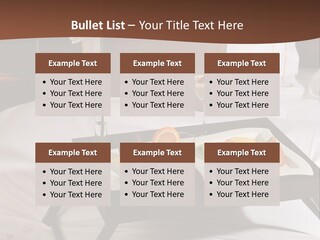 A Bed With A Tray Of Food On Top Of It PowerPoint Template