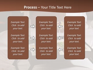 A Bed With A Tray Of Food On Top Of It PowerPoint Template