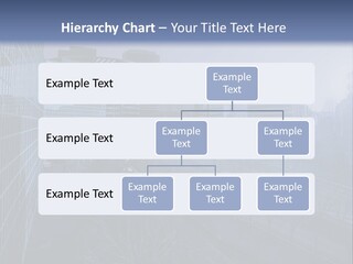 A Powerpoint Presentation With A Cityscape In The Background PowerPoint Template