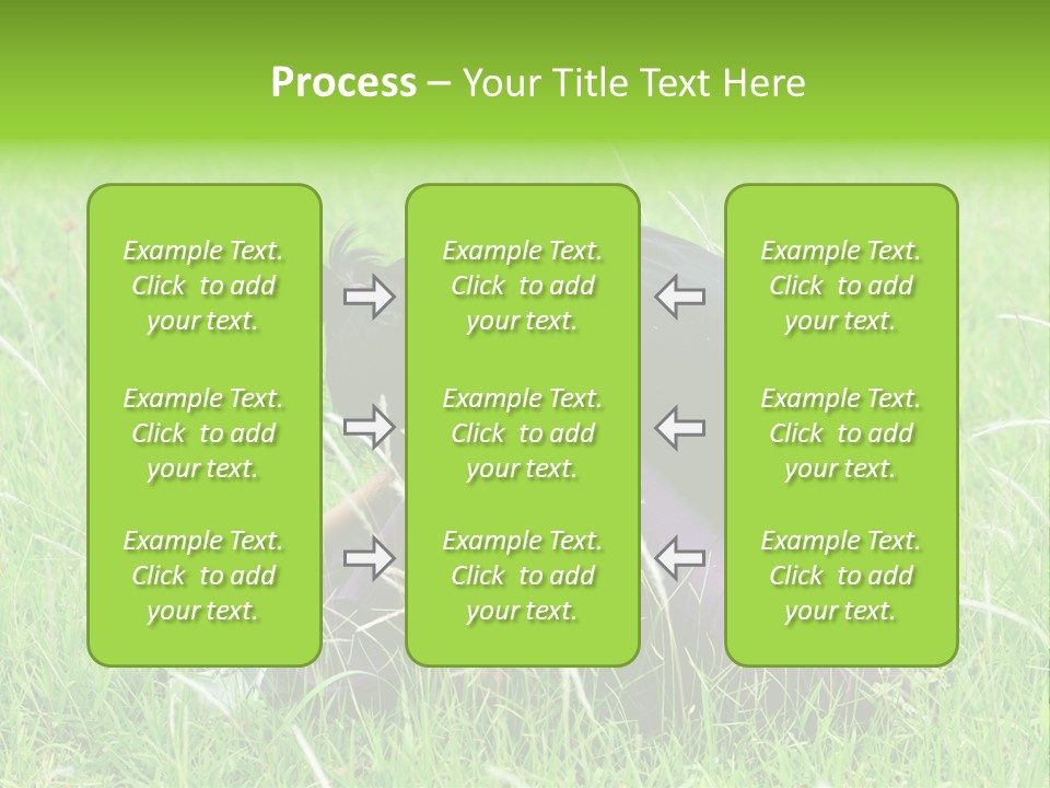 A Woman Sitting In The Grass With Her Head In Her Hands PowerPoint Template