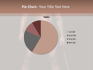 A Man With A Knife In His Hand Is Posing For A Picture PowerPoint Template